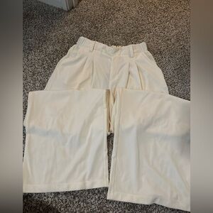 HALARA Women's Elegant Cream Dress Pants